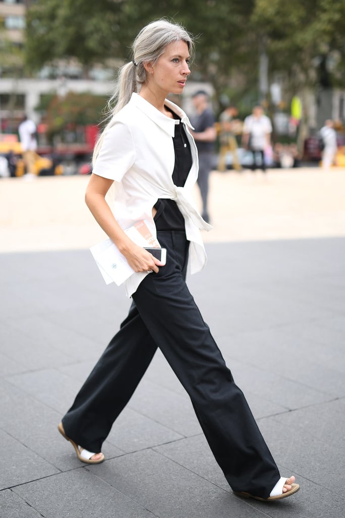 shirt over jumpsuit