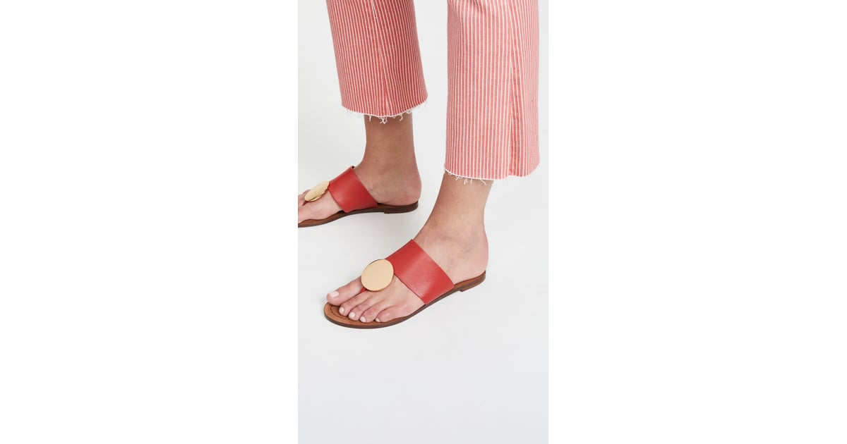 patos striped disk sandal