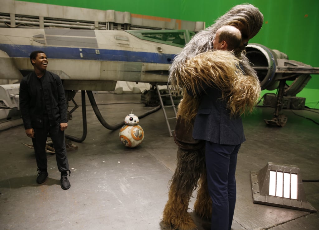 Prince Harry and Prince William Visit Star Wars Set Photos