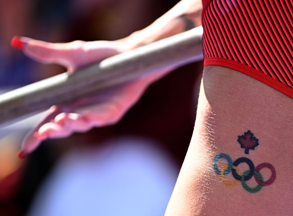 Canada's Anicka Newell's Olympic Rings Tattoo