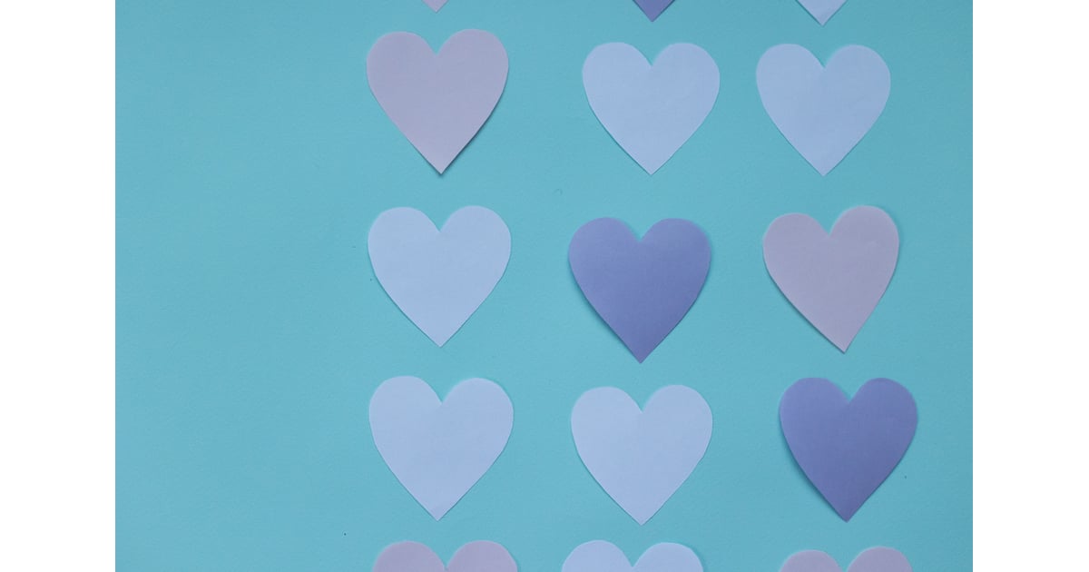 Blue Heart Sticky Notes Zoom Background | Download Free ...