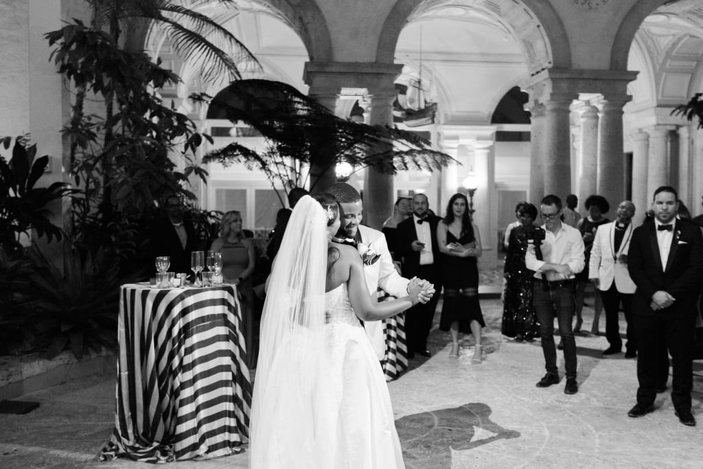 Black and White Garden Wedding in Miami