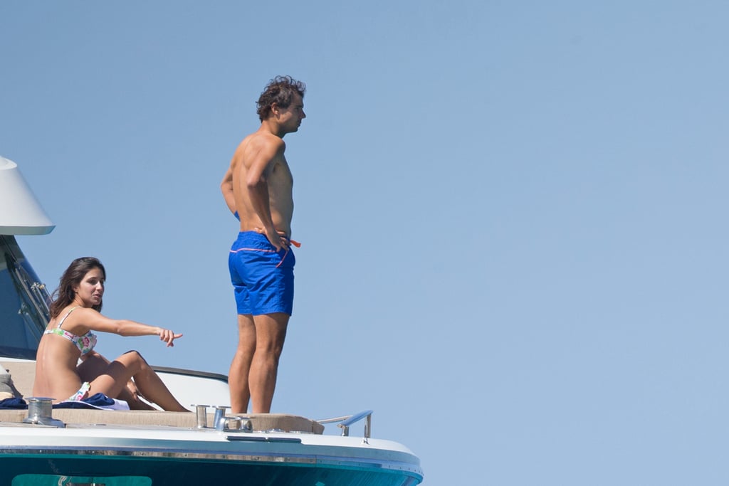 Rafael Nadal and His Girlfriend in Ibiza, Spain, June 2016