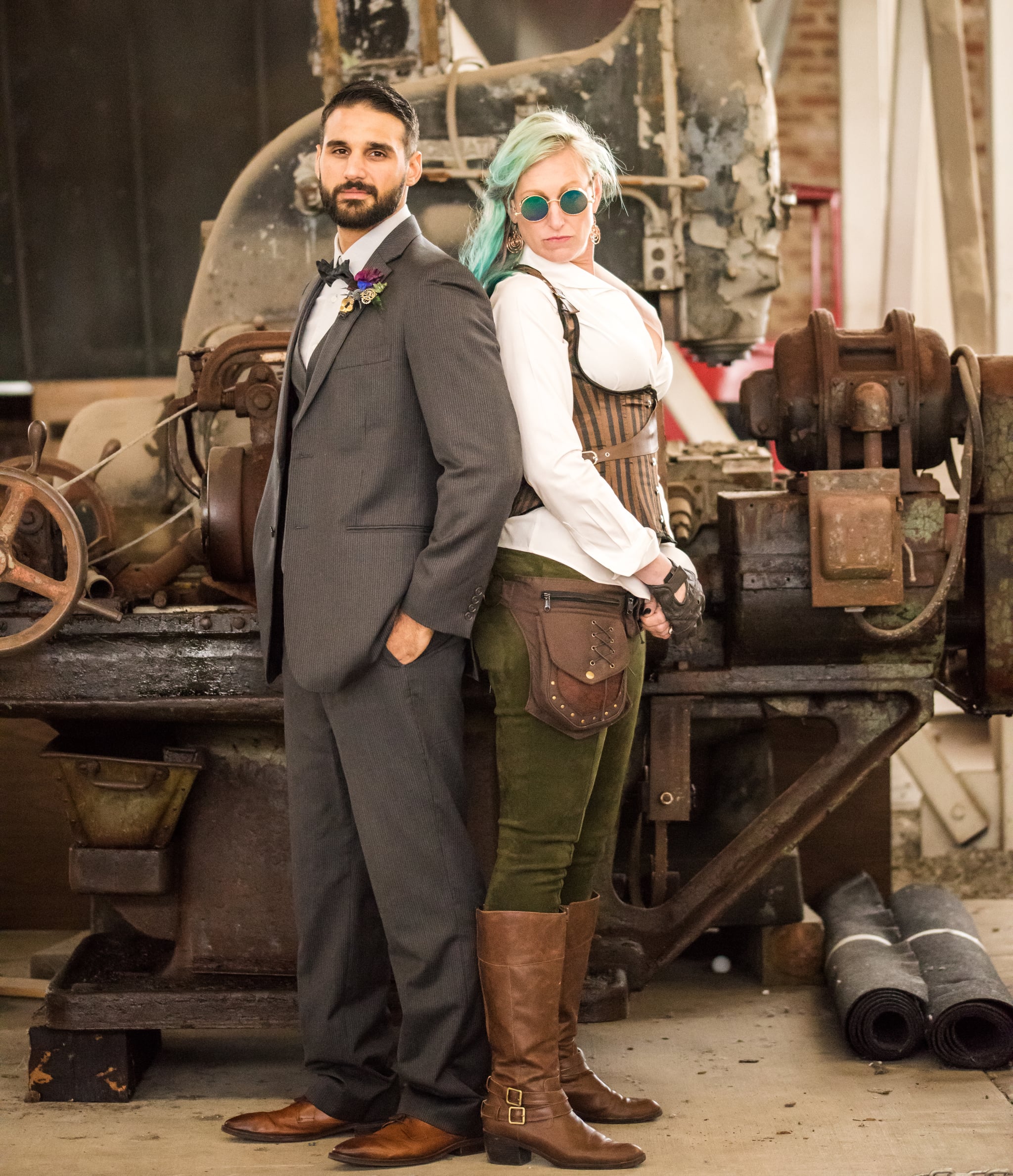 Steampunk wedding guest best sale outfit