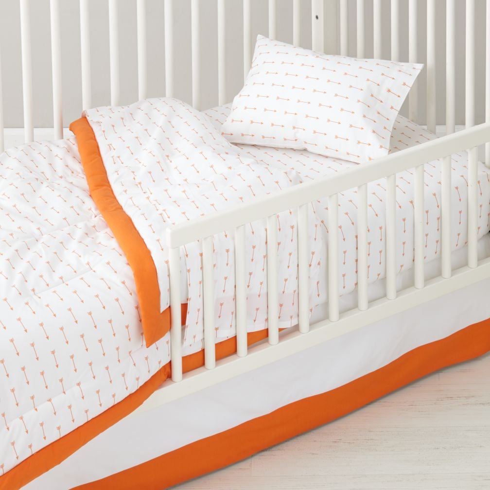 Arrow Toddler Bed Set Kids' Bedding For Fall POPSUGAR Family Photo 12