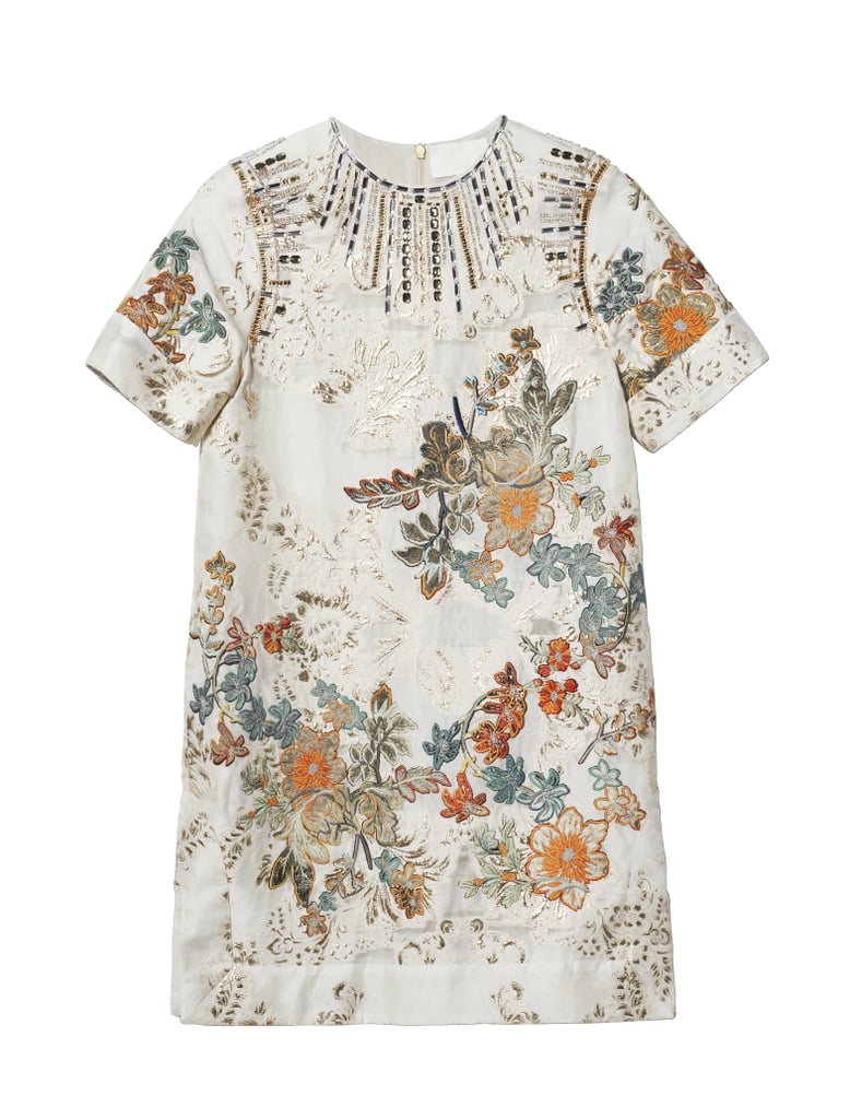 H&M Conscious Collection Embroidered Silk-Blend Dress (Sold Out)
