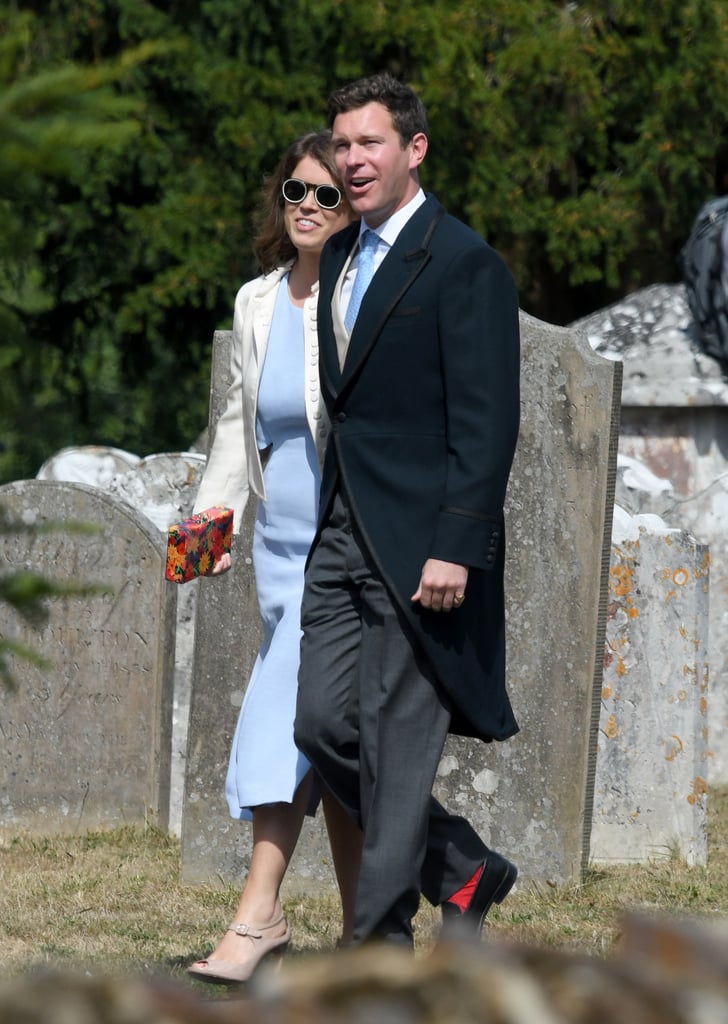 Princess Eugenie's Blue Wedding Guest Dress 2018