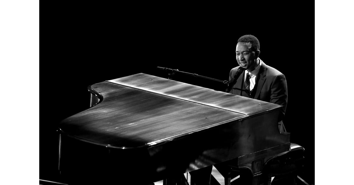Pictured: John Legend | Black-And-White Pictures From The 2017 Oscars ...