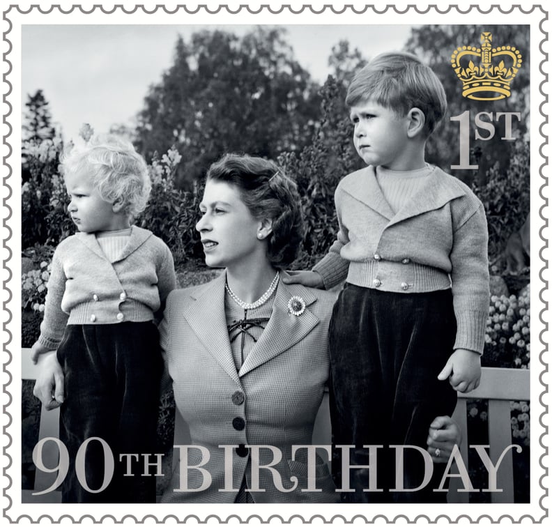 The Queen With Her Children, Prince Charles and Princess Anne, in 1952