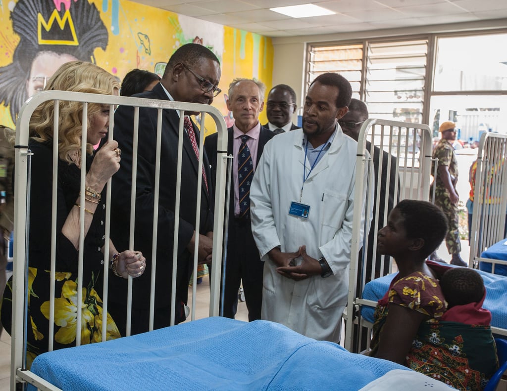 Madonna With Her Kids Opening Hospital in Malawi July 2017
