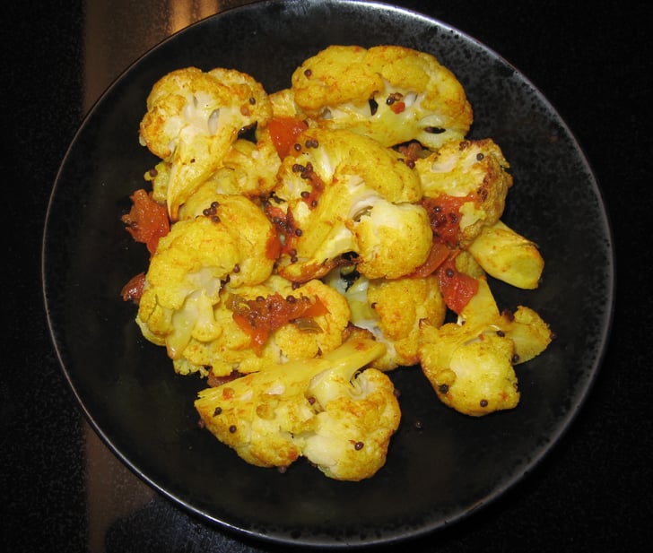 Roasted GingerTurmeric Cauliflower