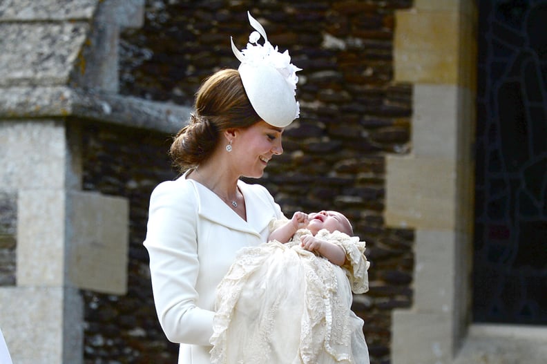 When She Carried Her Daughter to Her July 2015 Christening