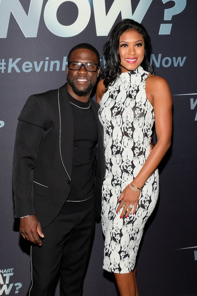 Kevin Hart and Eniko Parrish at What Now? Premiere in NYC