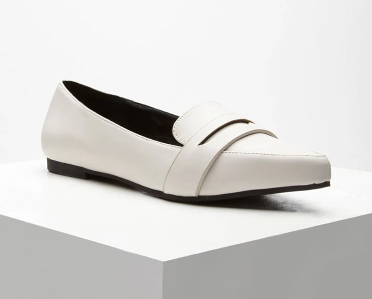 The gray tone of these Forever 21 Loafers ($23) is perfectly ideal for the Winter, and I love the structured, pointed-toe silhouette!

— SW