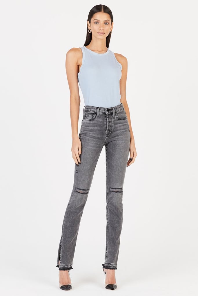 cotton citizen split jeans