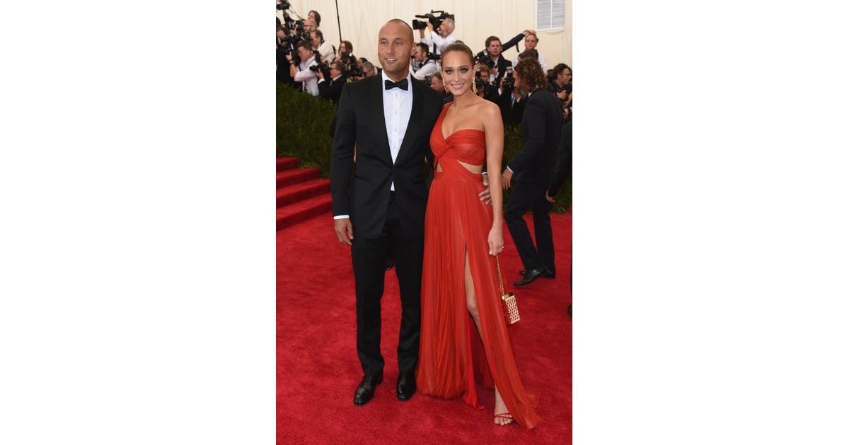 Derek Jeter & Hannah Davis Make Red Carpet Debut at 2015 Met Gala