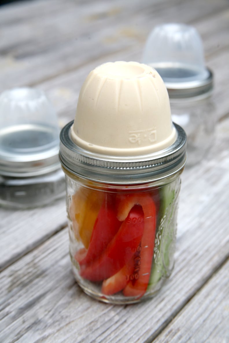 Kitchen hack! DIY Mason jar snack pack