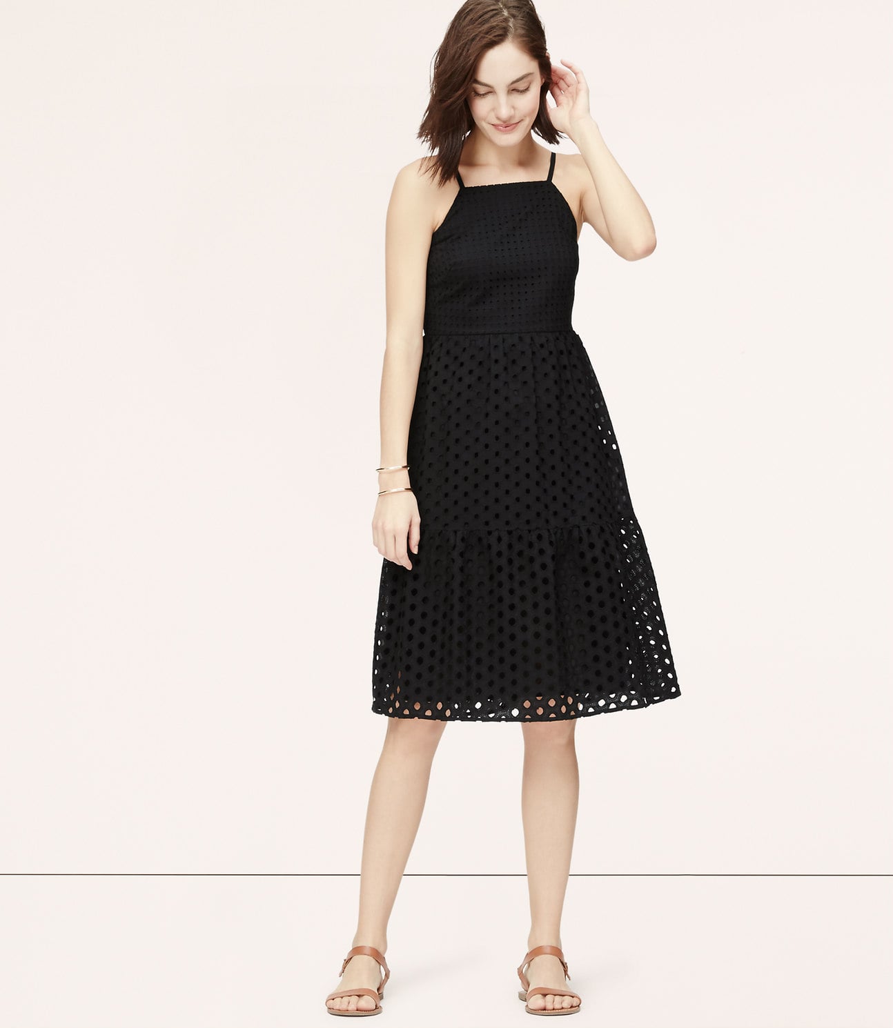 eyelet cami dress