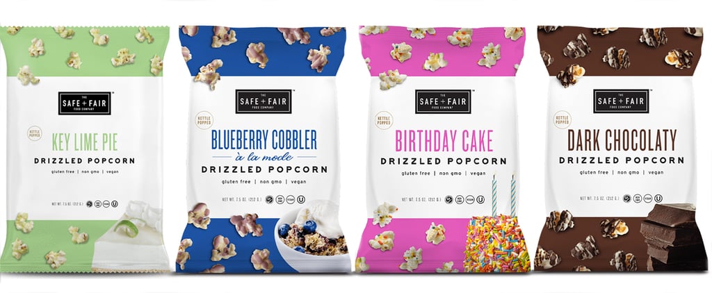 Shop Safe + Fair's Drizzled Birthday Cake Popcorn