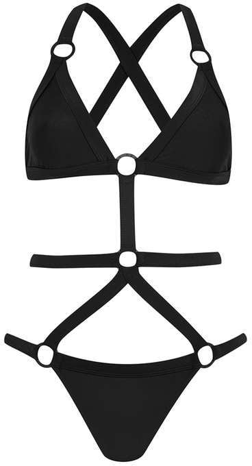 Kendall + Kylie at Topshop Harness swimsuit ($75)
