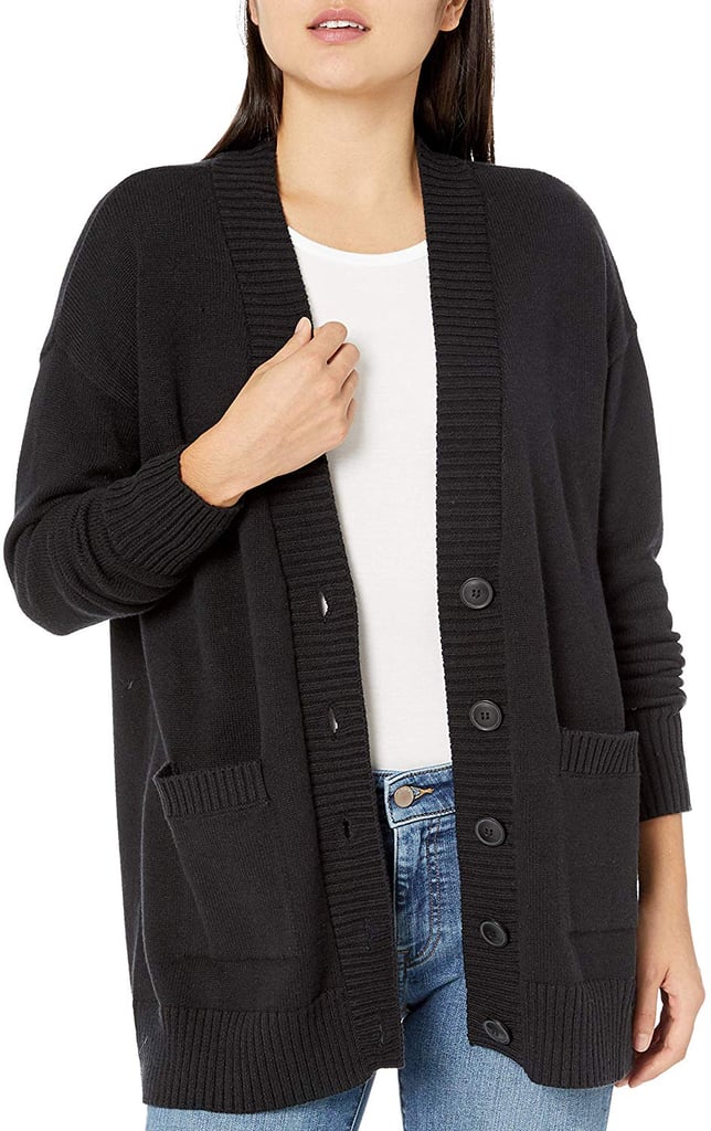 The Drop Carrie Oversized Button Front Cardigan Sweater