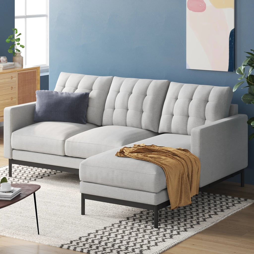 The Best Tufted Sectional: Latitude Run Thompson Reversible Modular Sofa & Chaise