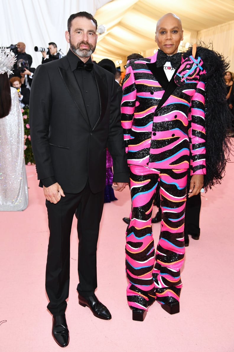 RuPaul and Georges LeBar at the Met Gala in 2019