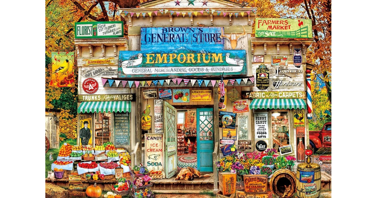 Brown's General Store Puzzle Hard Jigsaw Puzzles You Can