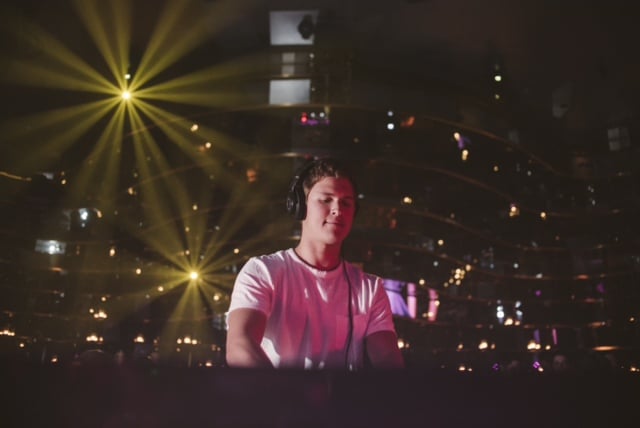Ansel Elgort DJ Pictures August 2015
