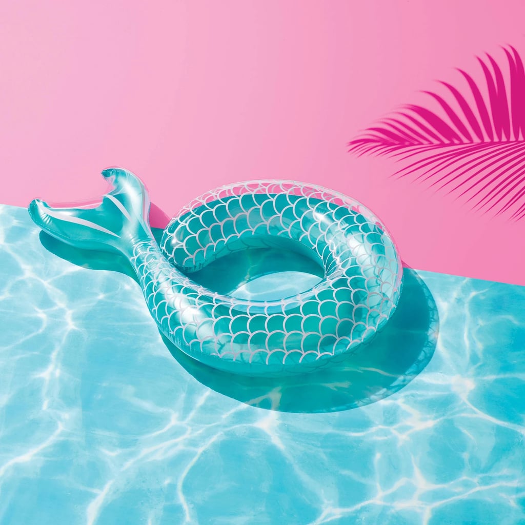 Mermaid Tail Pool Float Rose Gold