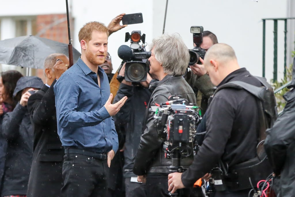 Prince Harry and Jon Bon Jovi Record at Abbey Road Studios