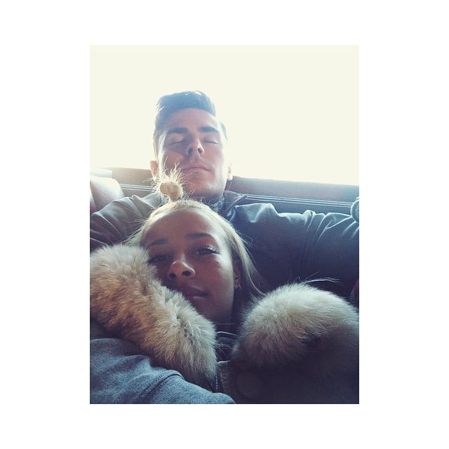 Sami shared this absolutely adorable snap back in January 2015. The caption reads, "Naps between takes."