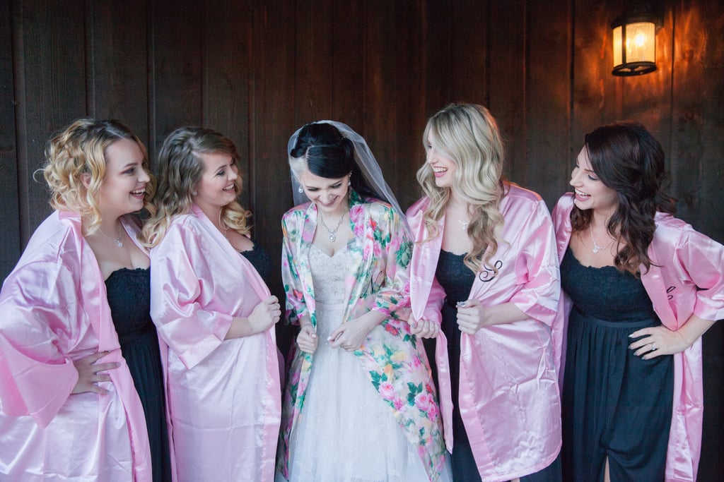 Feminine Pink and Silver Wedding
