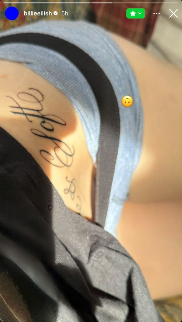 Billie Eilish's Stomach Tattoo