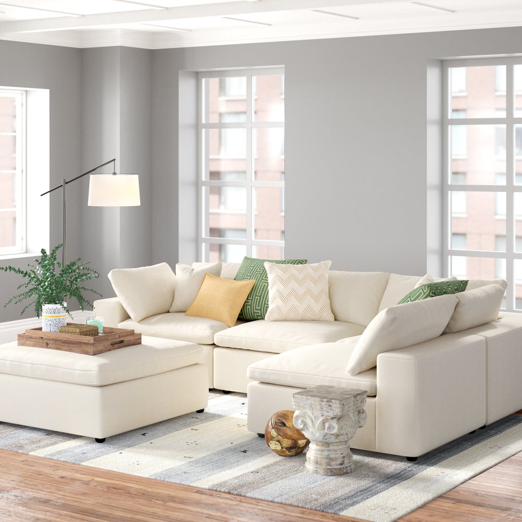 Lianne Symmetrical Modular Sectional With Ottoman