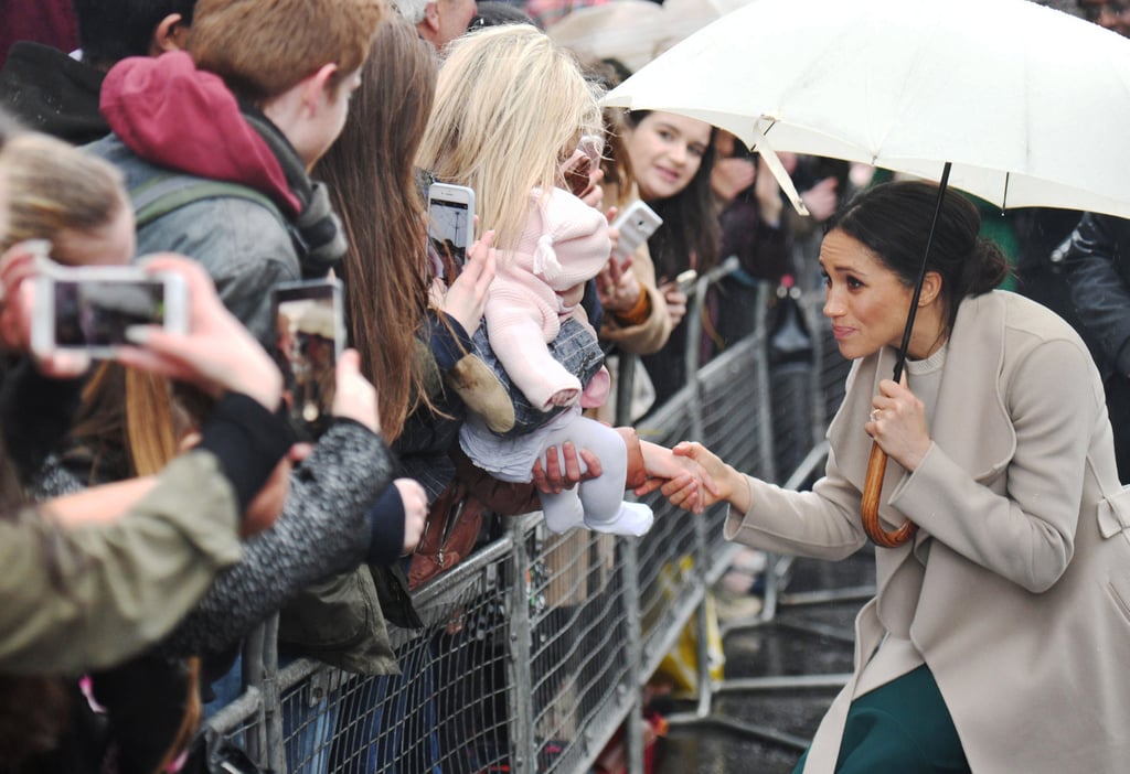 Meghan Markle Greeting a Little Girl in Ireland March 2018