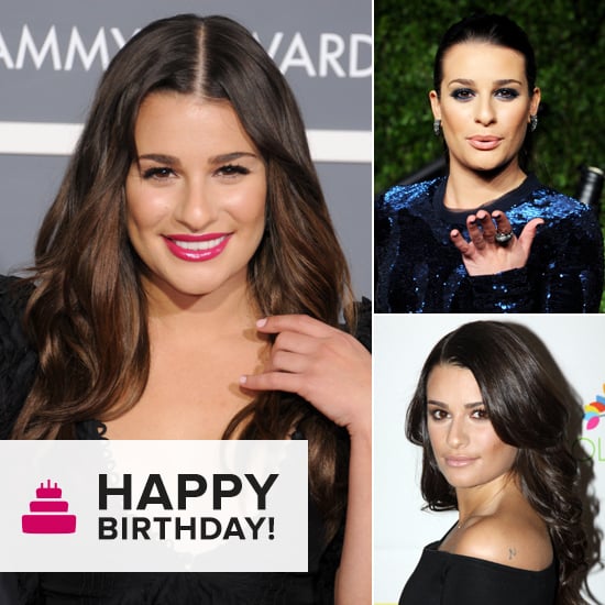 Lea Michele Hair and Makeup Pictures