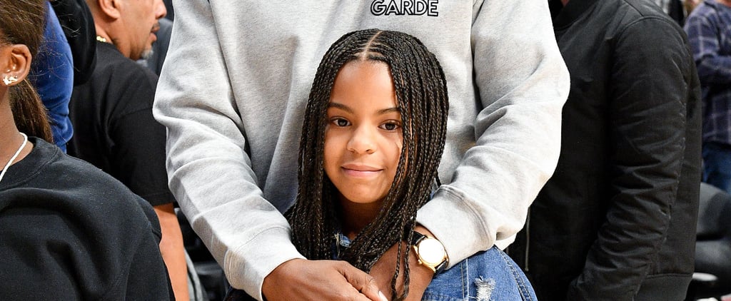 Blue Ivy Carter Does Tina Knowles's Halloween Makeup