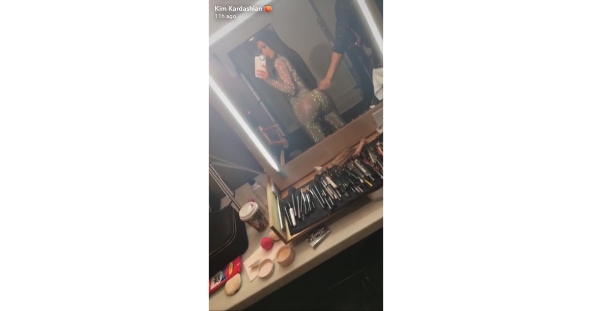 Kim Kardashian Glitter Gucci Bodysuit POPSUGAR Fashion Photo 4