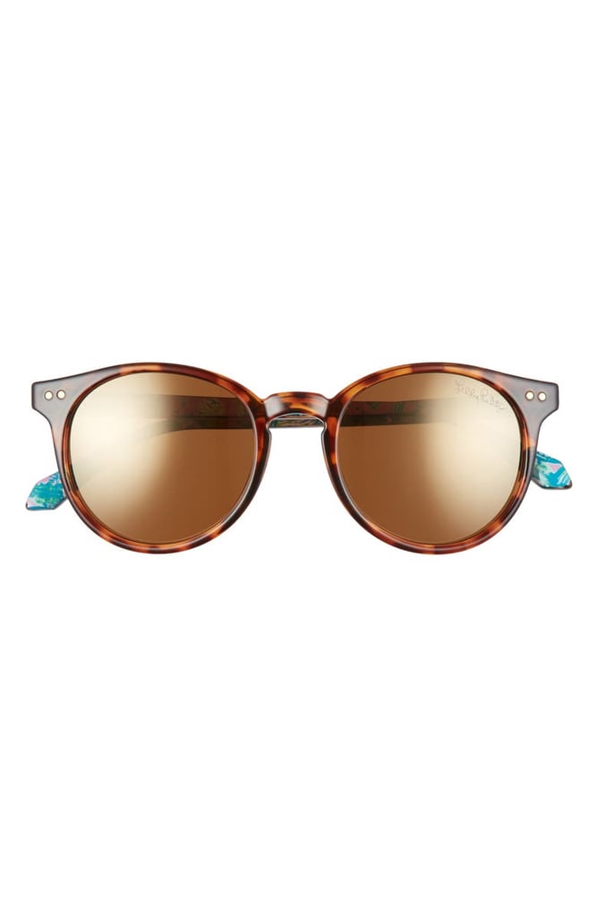 Lilly Pulitzer Elodie Polarized Round Sunglasses