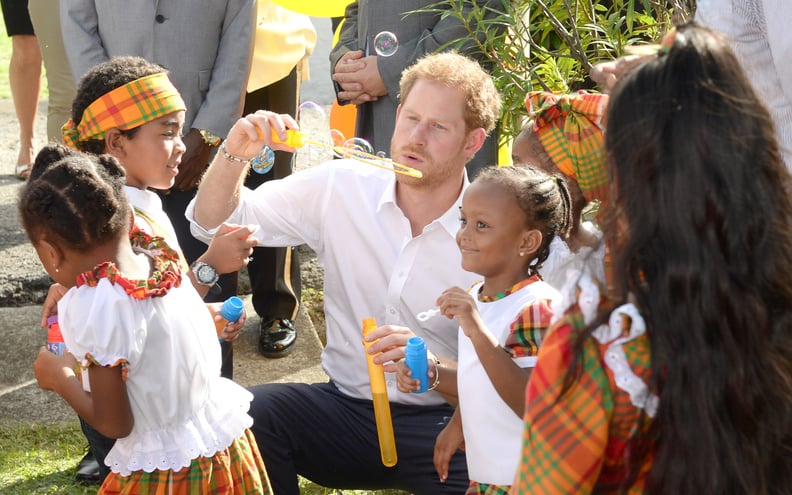 When He Blew Bubbles With Kids in the Caribbean