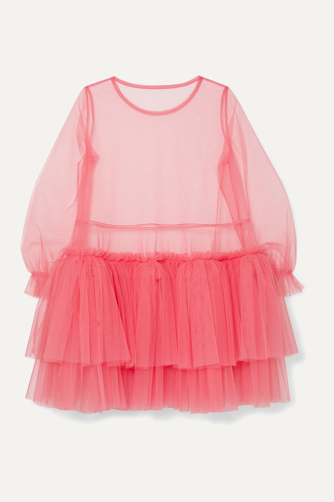 Molly Goddard Tiered Tulle Mini Dress | What Clothes to Buy For Spring ...
