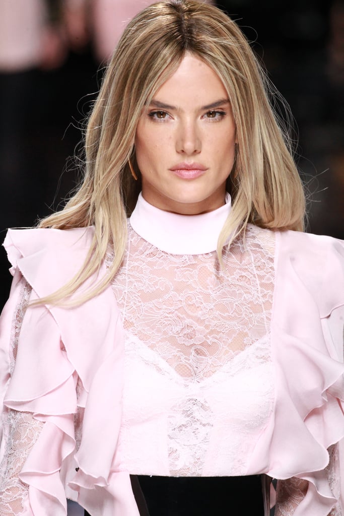 Alessandra Ambrosio Is Blond For Balmain Runway Fall 2016