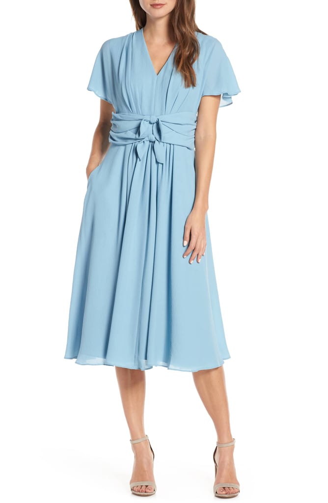 Gal Meets Glam Collection Jane Tie-Waist Midi Dress