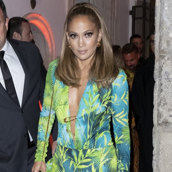Jennifer Lopez's Versace Minidress Looks Like Grammys Gown