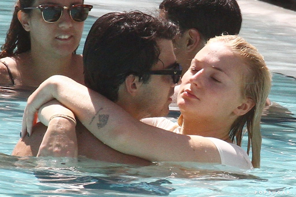 Joe Jonas and Sophie Turner Kissing in Miami August 2018