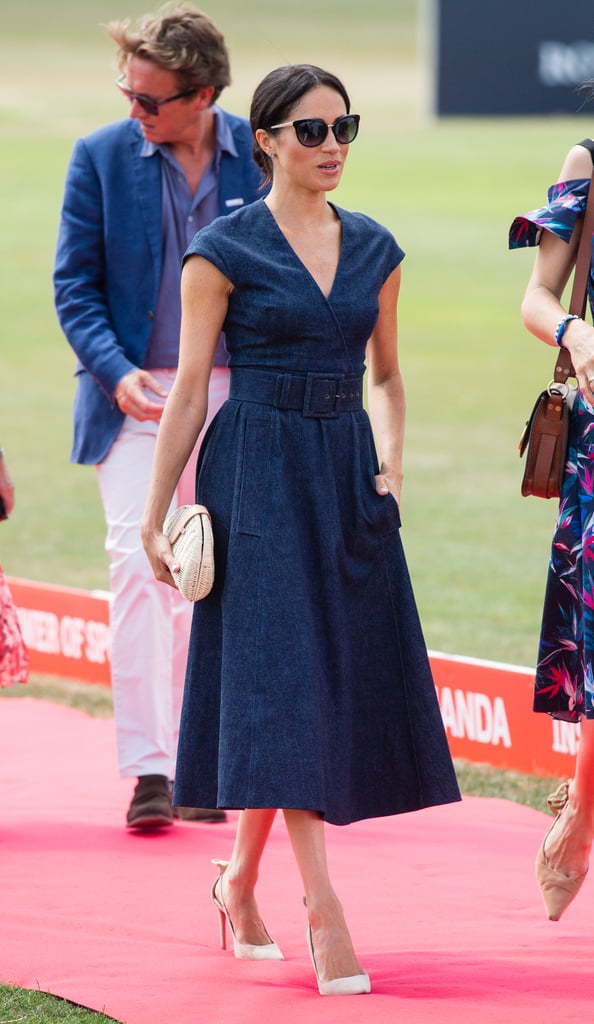 Prince Harry and Meghan Markle at Sentebale Polo 2018