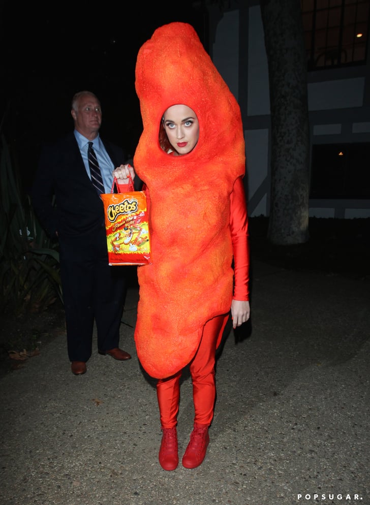 Katy Perry as a Flamin' Hot Cheeto | Celebrities Wearing Halloween ...