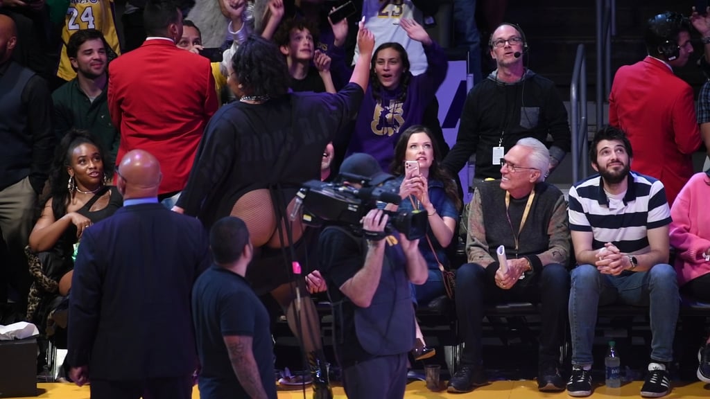 See Lizzo Twerk Courtside at the LA Lakers Game