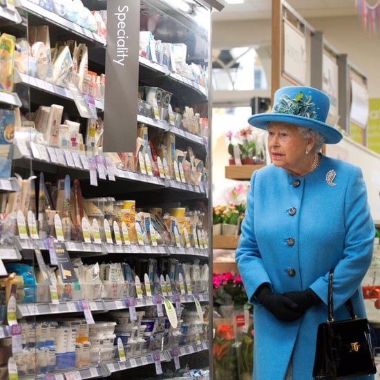 Queen Elizabeth at Waitrose Store in Poundbury Oct. 2016